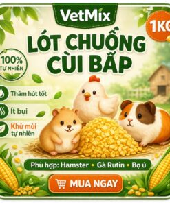 Lót Chuồng Cùi Bắp 1kg