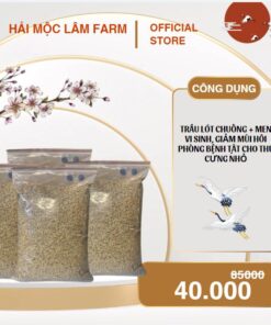 Lót Chuồng Vỏ Trấu 1kg